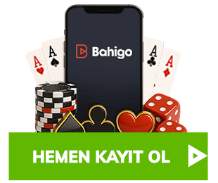 Telefon ekranı yanında iskambil kartları ve jetonların yer aldığı kayıt ol çağrılı tanıtım görseli